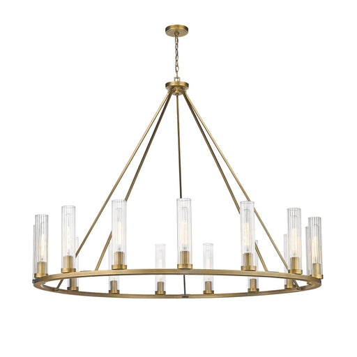 Z-Lite Beau Rubbed Brass 15 Light Chandelier 3031-15RB | theLightShop