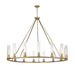 Z-Lite Beau Rubbed Brass 15 Light Chandelier 3031-15RB | theLightShop