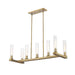 Z-Lite Beau Rubbed Brass 7 Light Island 3031-7L-RB | theLightShop