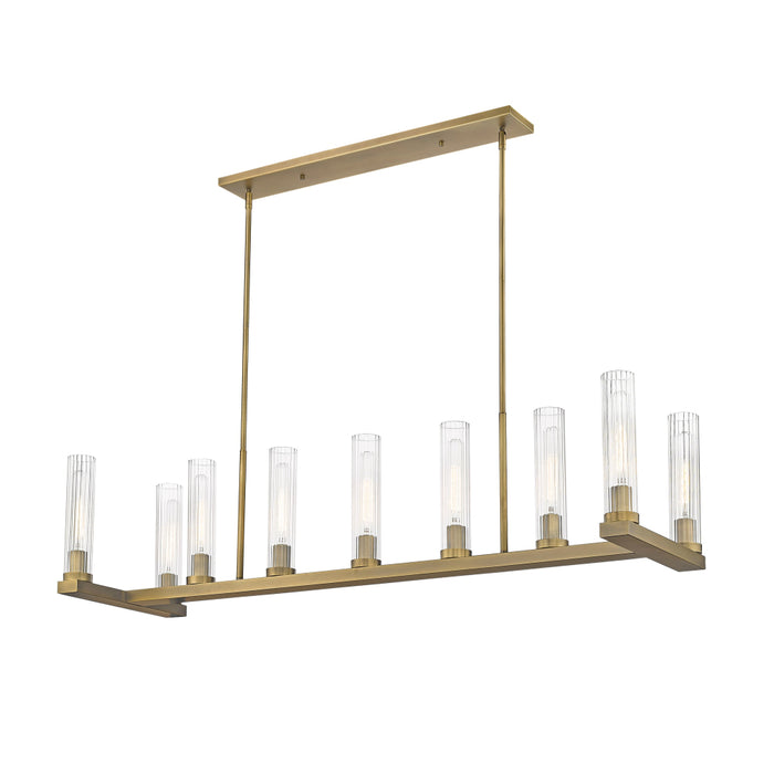 Z-Lite Beau Rubbed Brass 9 Light Island 3031-9L-RB | theLightShop