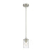 Z-Lite Beckett Brushed Nickel Mini-Pendant 492MP-BN | theLightShop