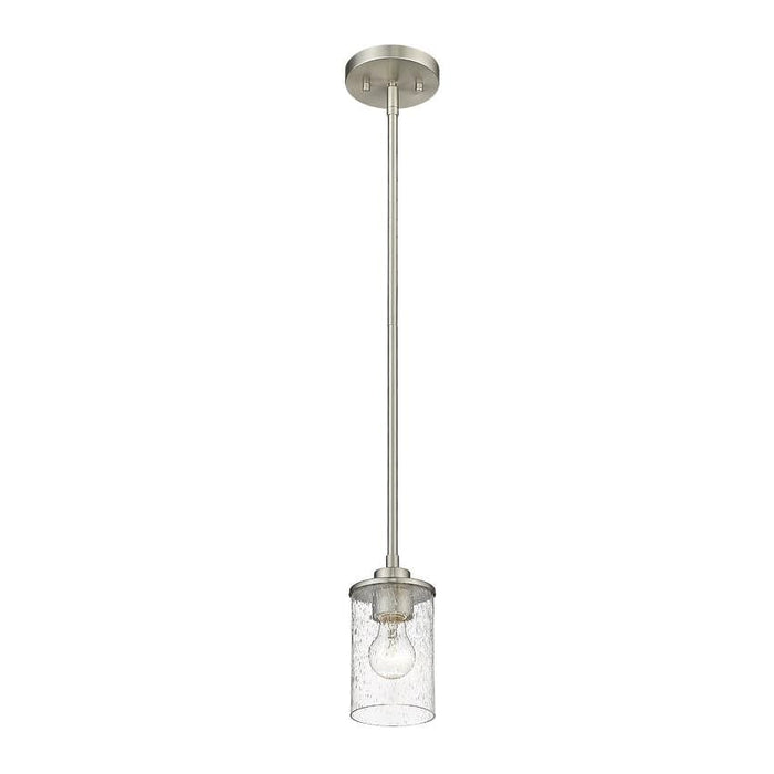 Z-Lite Beckett Brushed Nickel Mini-Pendant 492MP-BN | theLightShop