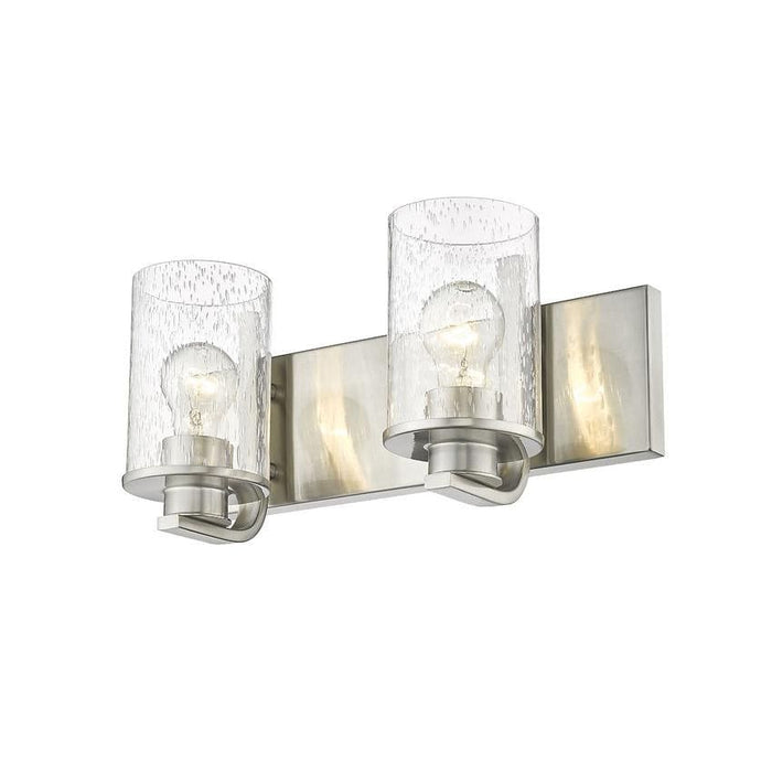 Z-Lite Beckett Brushed Nickel Vanity 492-2V-BN | theLightShop
