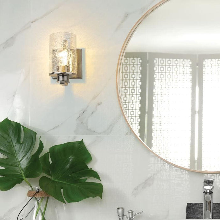 Z-Lite Beckett Brushed Nickel Wall Sconce 492-1S-BN | theLightShop