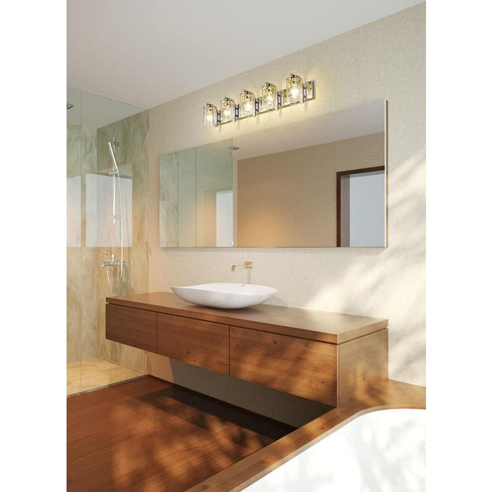 Z-Lite Beckett Chrome Vanity 492-5V-CH | theLightShop