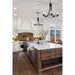 Z-Lite Beckett Matte Black Chandelier 492-5MB | theLightShop