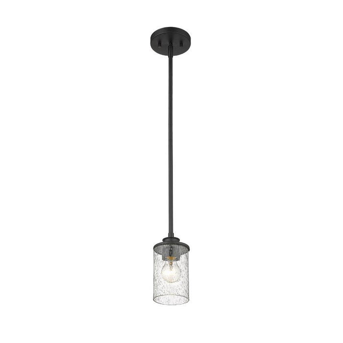 Z-Lite Beckett Matte Black Mini-Pendant 492MP-MB | theLightShop