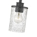Z-Lite Beckett Matte Black Mini-Pendant 492MP-MB | theLightShop