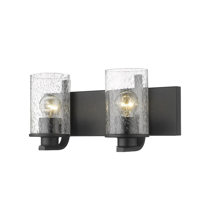 Z-Lite Beckett Matte Black Vanity 492-2V-MB | theLightShop