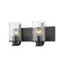Z-Lite Beckett Matte Black Vanity 492-2V-MB | theLightShop