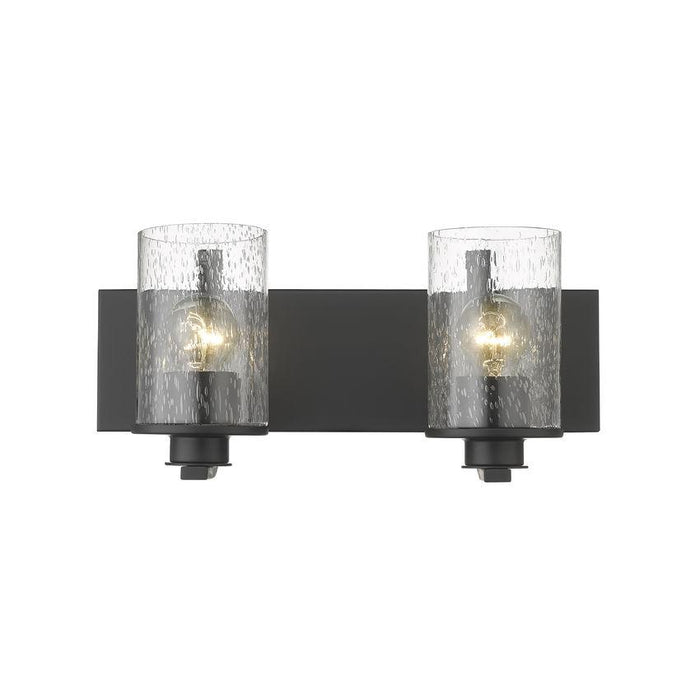 Z-Lite Beckett Matte Black Vanity 492-2V-MB | theLightShop