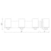 Z-Lite Beckett Matte Black Vanity 492-3V-MB | theLightShop