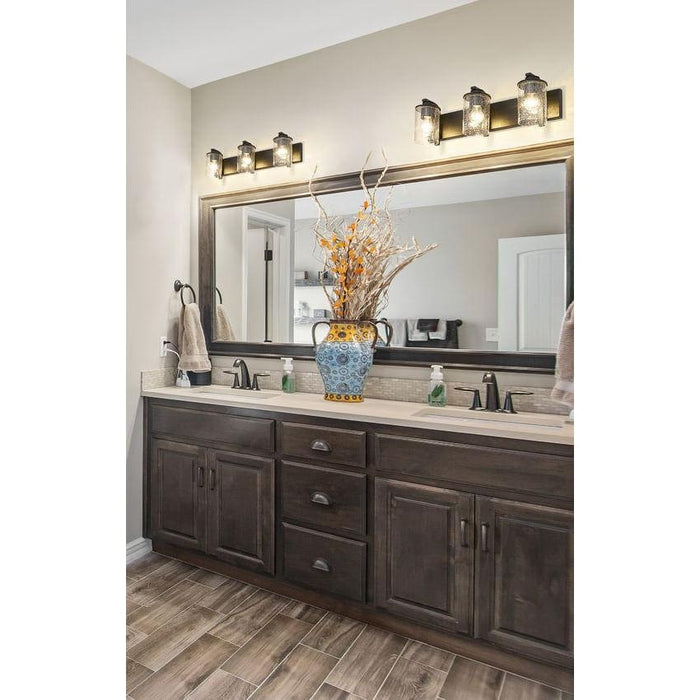 Z-Lite Beckett Matte Black Vanity 492-3V-MB | theLightShop