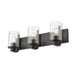 Z-Lite Beckett Matte Black Vanity 492-3V-MB | theLightShop