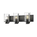 Z-Lite Beckett Matte Black Vanity 492-3V-MB | theLightShop