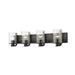 Z-Lite Beckett Matte Black Vanity 492-4V-MB | theLightShop