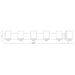 Z-Lite Beckett Matte Black Vanity 492-5V-MB | theLightShop