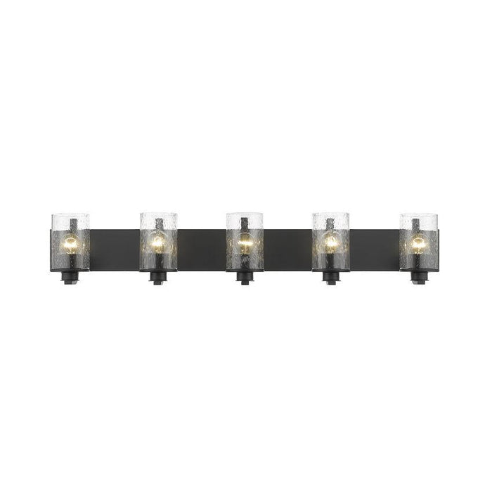 Z-Lite Beckett Matte Black Vanity 492-5V-MB | theLightShop