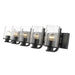 Z-Lite Beckett Matte Black Vanity 492-5V-MB - Bath & Vanity