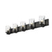Z-Lite Beckett Matte Black Vanity 492-5V-MB | theLightShop