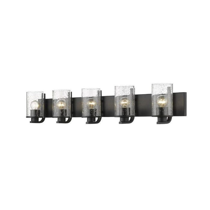 Z-Lite Beckett Matte Black Vanity 492-5V-MB | theLightShop
