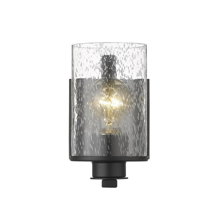 Z-Lite Beckett Matte Black Wall Sconce 492-1S-MB | theLightShop