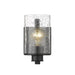 Z-Lite Beckett Matte Black Wall Sconce 492-1S-MB | theLightShop