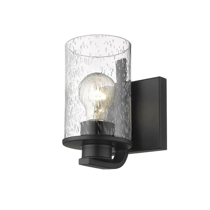 Z-Lite Beckett Matte Black Wall Sconce 492-1S-MB | theLightShop