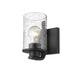 Z-Lite Beckett Matte Black Wall Sconce 492-1S-MB | theLightShop