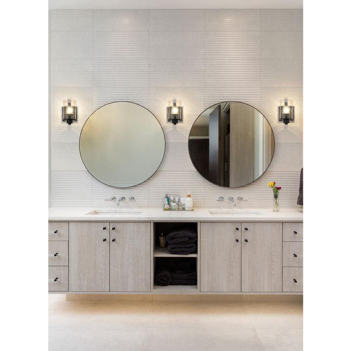 Z-Lite Beckett Matte Black Wall Sconce 492-1S-MB | theLightShop