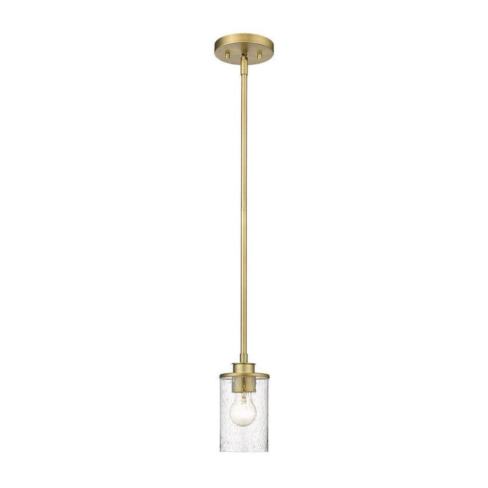 Z-Lite Beckett Olde Brass Mini-Pendant 492MP-OBR | theLightShop