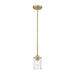 Z-Lite Beckett Olde Brass Mini-Pendant 492MP-OBR | theLightShop