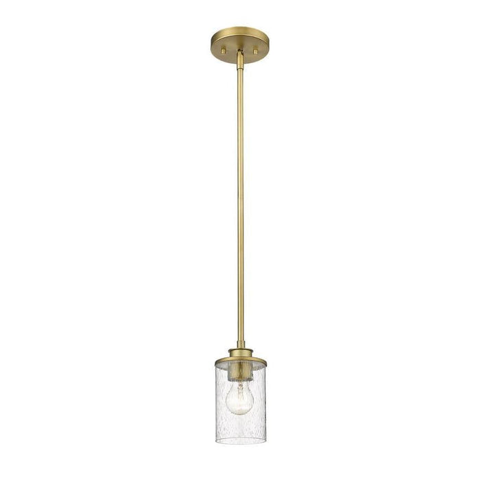 Z-Lite Beckett Olde Brass Mini-Pendant 492MP-OBR | theLightShop