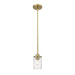 Z-Lite Beckett Olde Brass Mini-Pendant 492MP-OBR | theLightShop