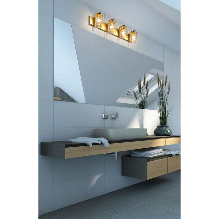 Z-Lite Beckett Olde Brass Vanity 492-4V-OBR | theLightShop