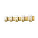 Z-Lite Beckett Olde Brass Vanity 492-5V-OBR | theLightShop