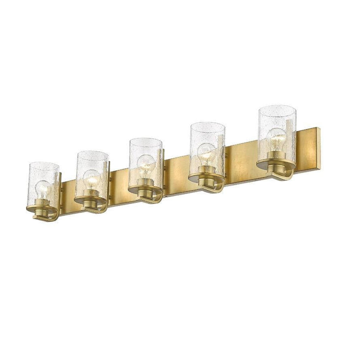 Z-Lite Beckett Olde Brass Vanity 492-5V-OBR | theLightShop