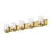 Z-Lite Beckett Olde Brass Vanity 492-5V-OBR | theLightShop