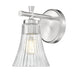 Z-Lite Belle 1 Light Wall Sconce - Brushed Nickel