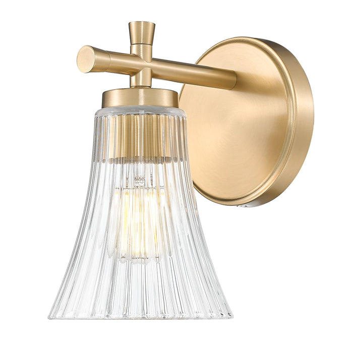 Z-Lite Belle 1 Light Wall Sconce - Modern Gold