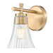 Z-Lite Belle 1 Light Wall Sconce - Modern Gold