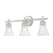 Z-Lite Belle 3 Light Vanity Light - Brushed Nickel