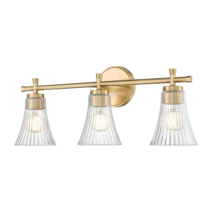 Z-Lite Belle 3 Light Vanity Light - Modern Gold