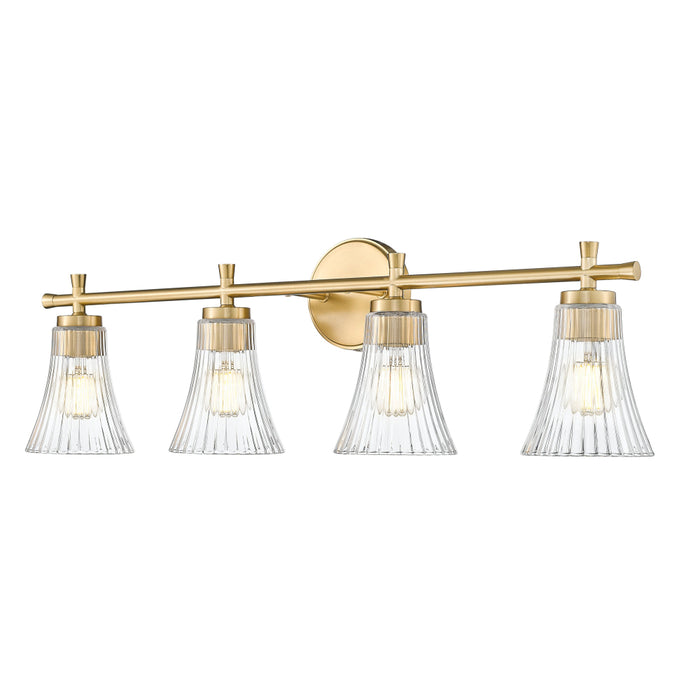 Z-Lite Belle 4 Light Vanity Light - Modern Gold