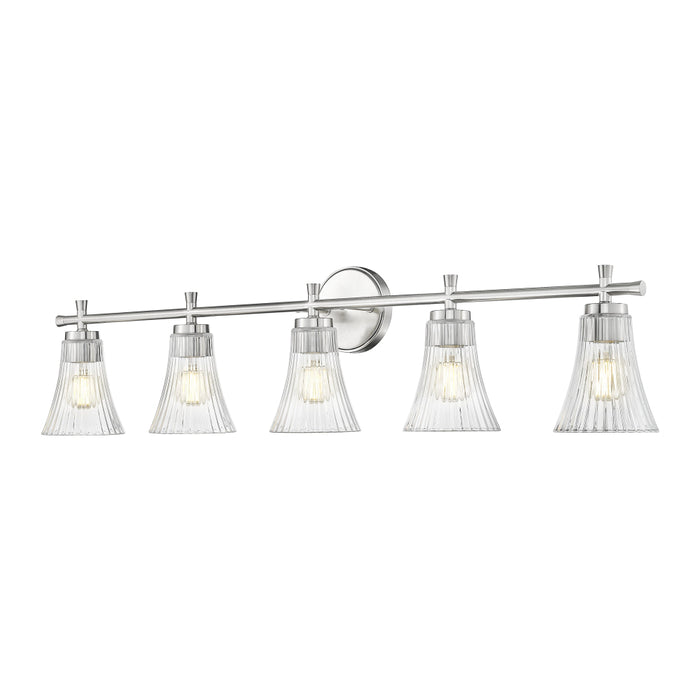 Z-Lite Belle 5 Light Vanity Light - Brushed Nickel