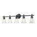 Z-Lite Belle 5 Light Vanity Light - Matte Black