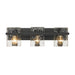 Z-Lite Bennington Matte Black 3 Light Vanity 1938-3V-MB - Bath & Vanity