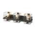 Z-Lite Bennington Matte Black 3 Light Vanity 1938-3V-MB - Bath & Vanity