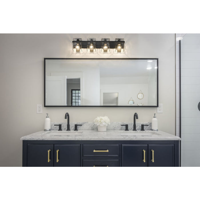 Z-Lite Bennington Matte Black 4 Light Vanity 1938-4V-MB | theLightShop