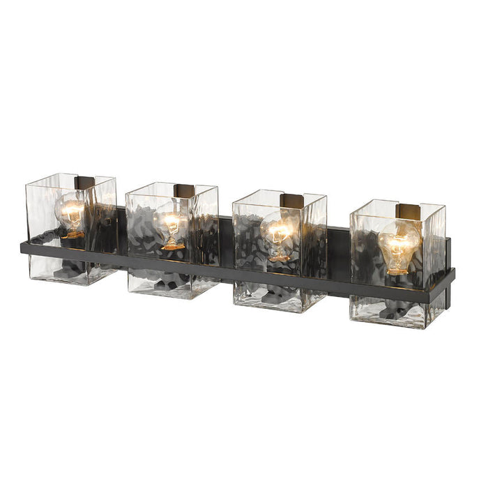 Z-Lite Bennington Matte Black 4 Light Vanity 1938-4V-MB | theLightShop